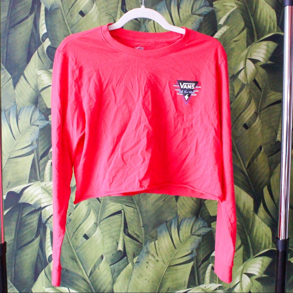 Vans Long Sleeve Cropped Tee
